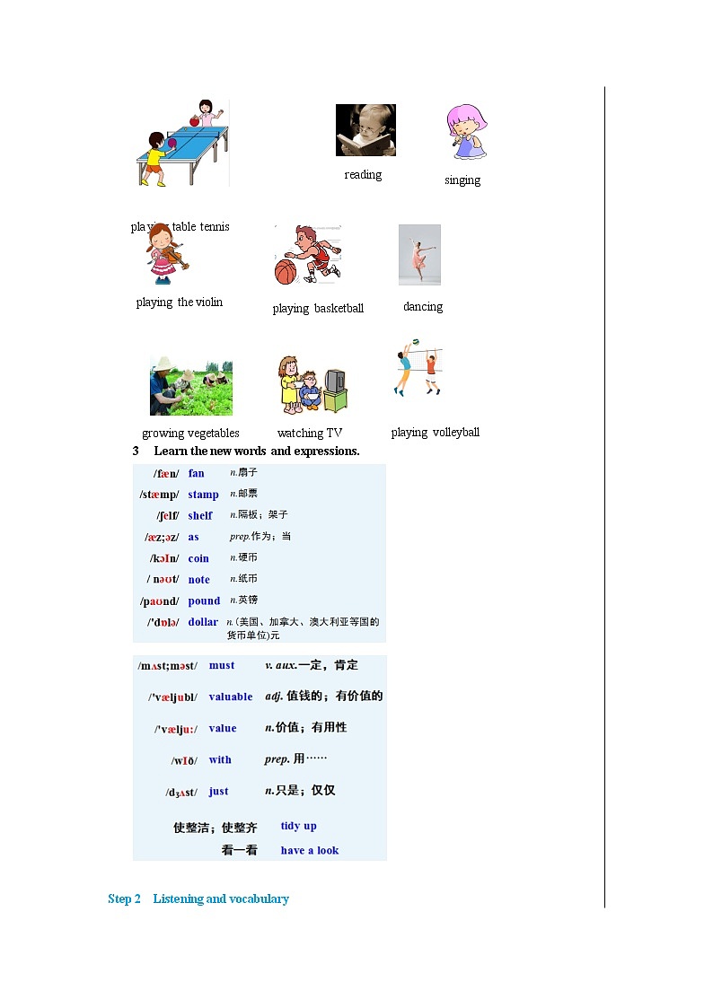 Module 6 Hobbies Unit 1 Do you collect anything（课件+教案+练习）02
