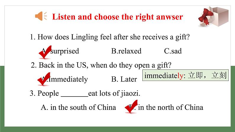 Module11 Way of life Unit1 Listening and speaking 课件 2022-2023学年外研版英语八年级上册第6页