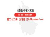 中考总复习英语（安徽）外研第一部分·第二十二讲·九年级(下) Modules 1—4课件