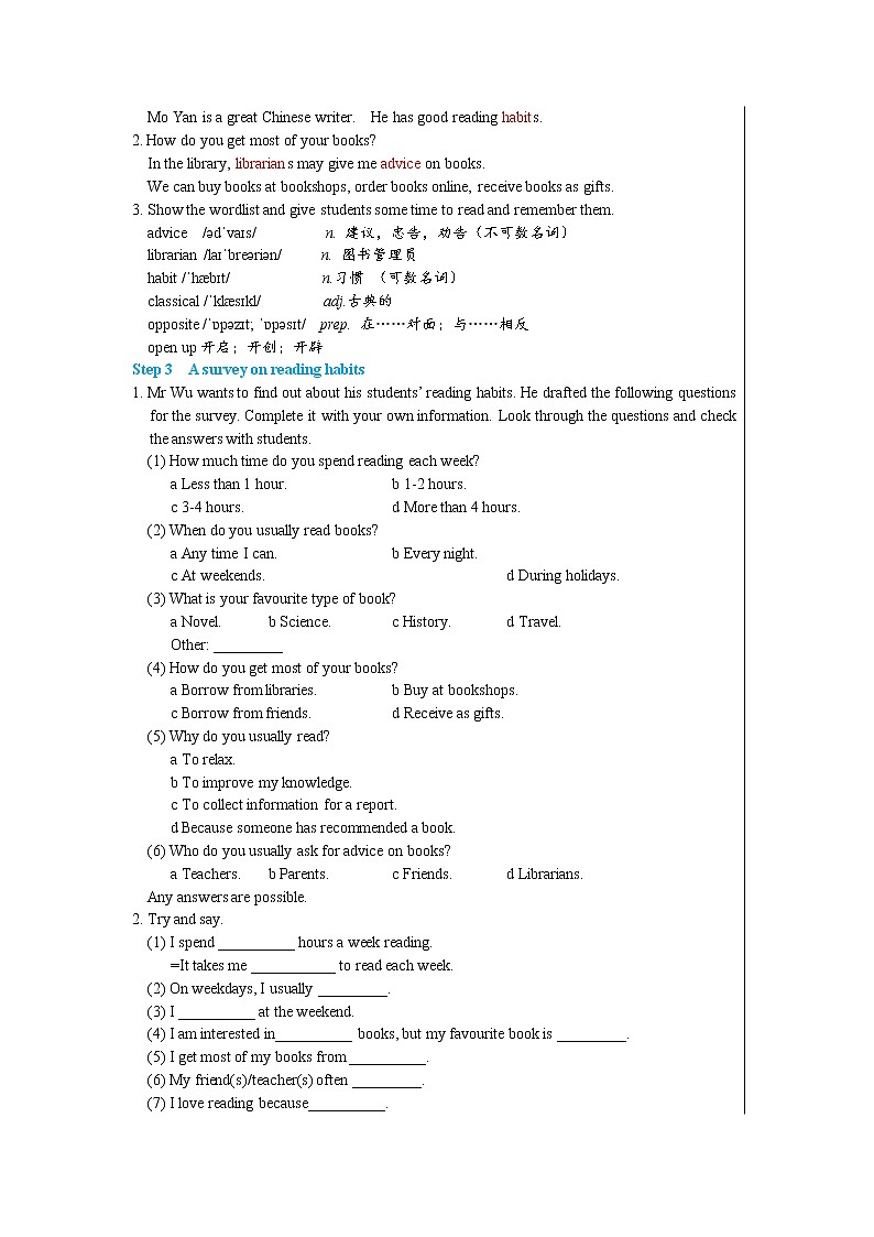 Unit 4 A good read task（课件PPT+课件+练习）03