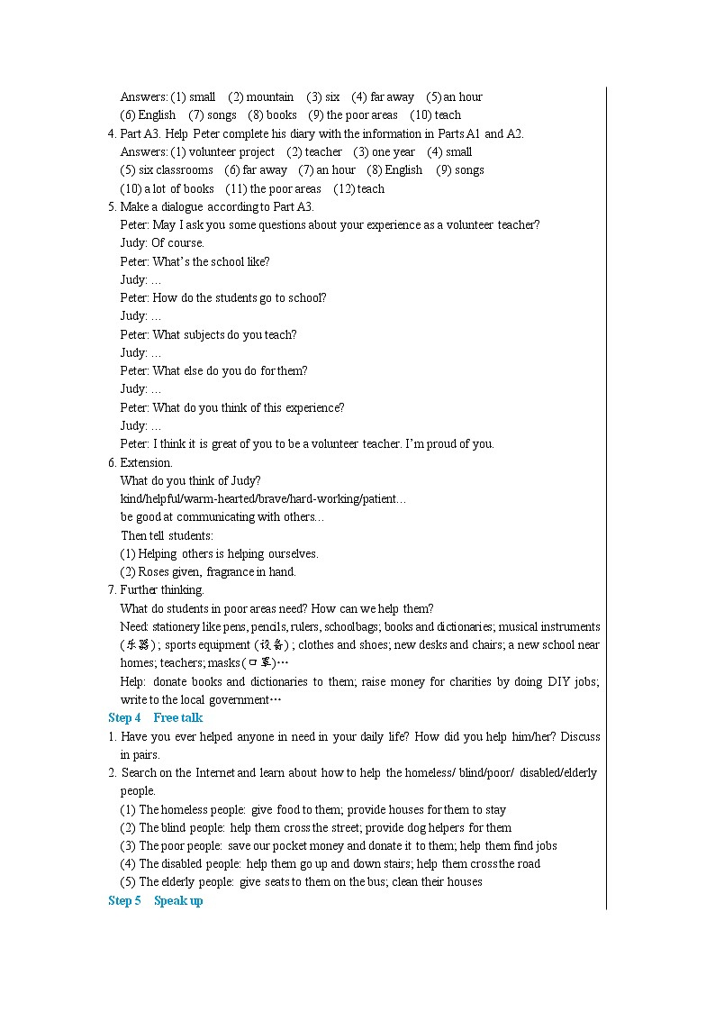 Unit 6 Sunshine for all Integrated skills & Study skills（课件PPT+课件+练习）03