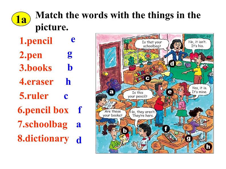 Unit 3 Section A 1a-2d 课件 2022-2023学年人教版英语七年级上册第8页