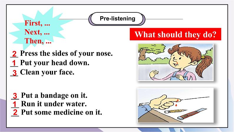 Unit1 What's the matter？Section B  (1a-1d) 课件+教案+音视频素材05