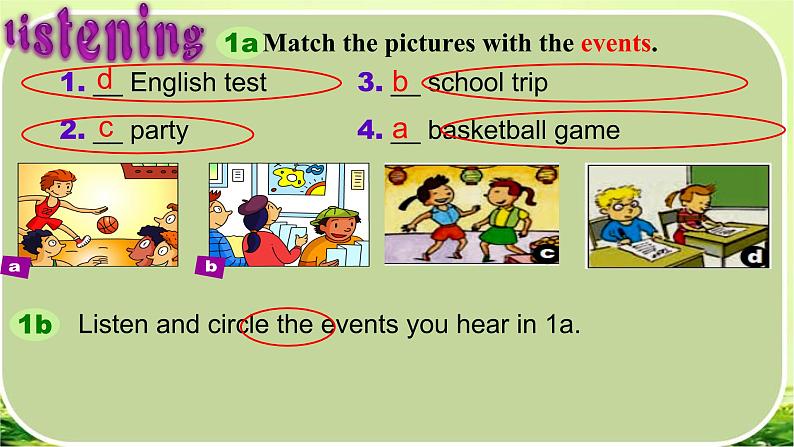 Unit8 When is your birthday SectionB (1a-1d)课件2022-2023学年人教版七年级上册英语第8页