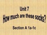 Unit7How much are these socks Section A1a-1c课件2022-2023学年人教版英语七年级上册
