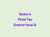 Unit  Section A Grammar focus 3a—3c  课件2022-2023学年人教版七年级英语上册