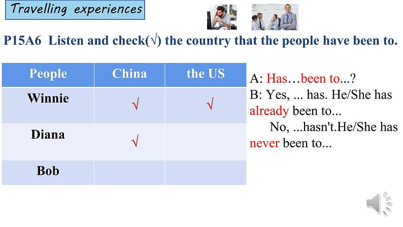 Module 2 Experiences Unit 3 Language in use 课件 2022-2023学年外研版八年级英语下册第3页