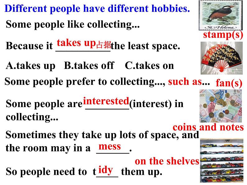 Module 6 Hobbies Unit 3 Language in use 课件  2021-2022学年外研版八年级英语下册04