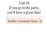 Unit 10 Section A Grammar Focus-3c课件 2022-2023学年人教版八年级英语上册
