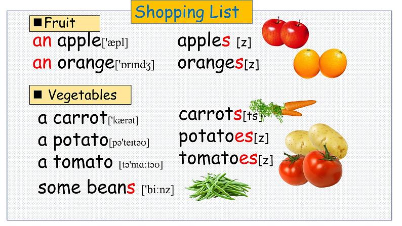 Module 4 Healthy food Unit 1 We've got lots of apples课件 2022-2023学年外研版七年级英语上册04