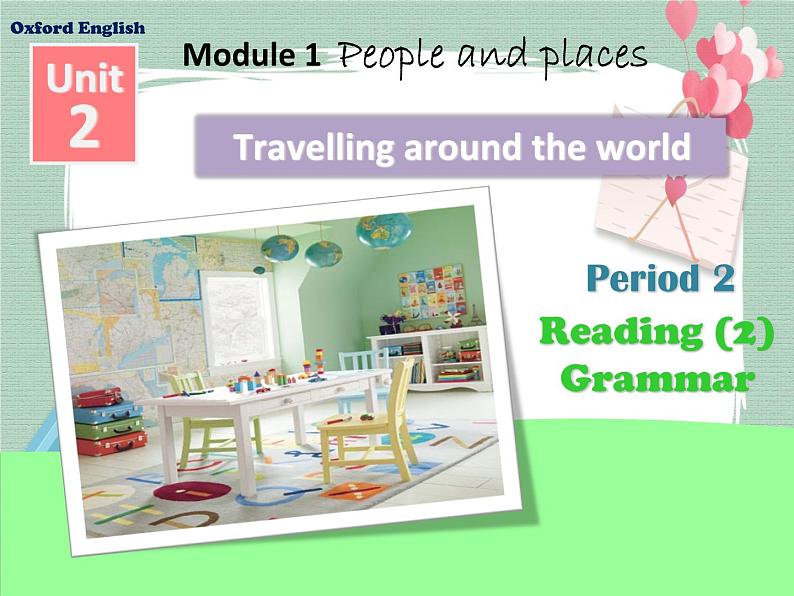 Unit 2 Travelling around the world-Period grammer&reading 课件01