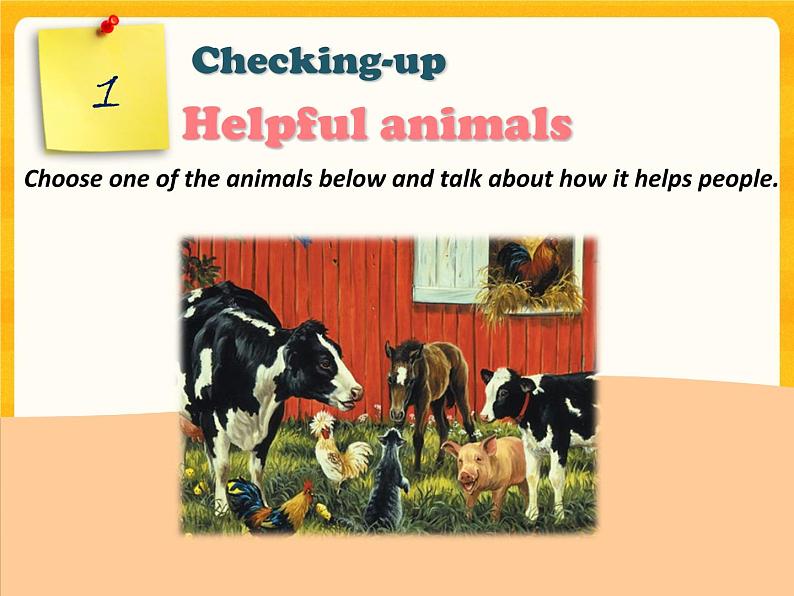 Unit 3 Our animal friends-Period Speak up Writing 课件02