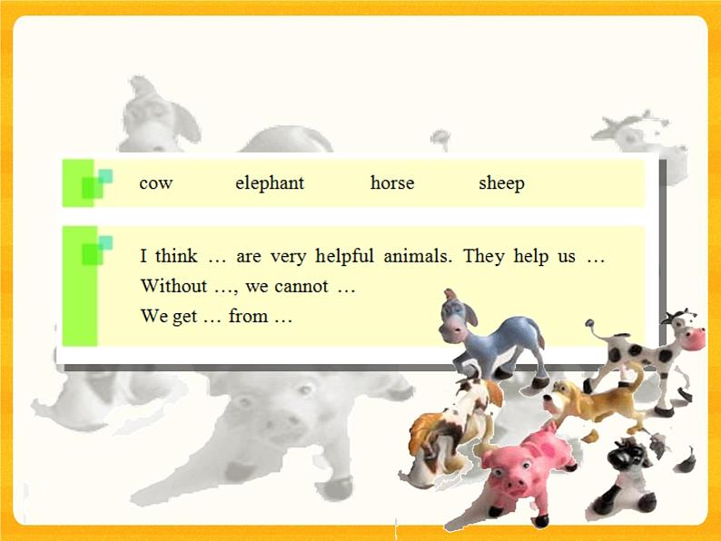 Unit 3 Our animal friends-Period Speak up Writing 课件03