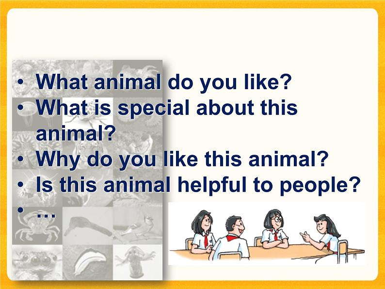 Unit 3 Our animal friends-Period Speak up Writing 课件05