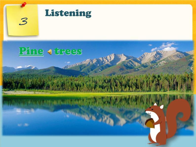 Unit 4 Save the trees-Period Listening  Speak up 课件06
