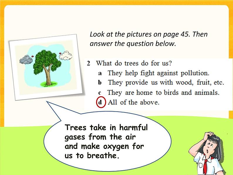 Unit 4 Save the trees-Period Reading 课件06