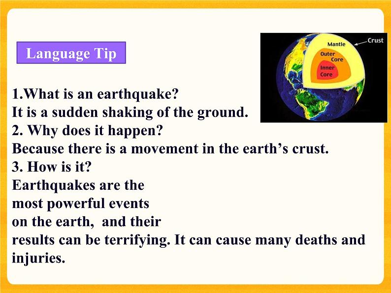 Lesson 17 Staying Safe in an Earthquake备课件03