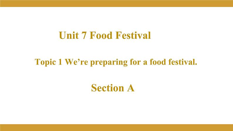 仁爱版八年级英语下册课件 Unit 7 Topic 1 Section A授课课件01