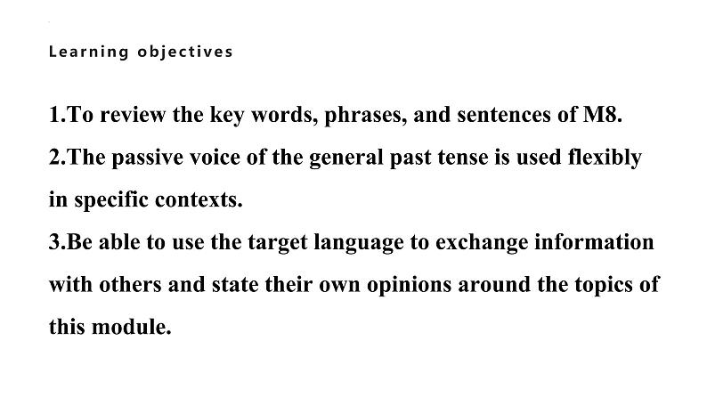 Module 8 Unit 3 Language in use.课件2022-2023学年外研版九年级英语上册02