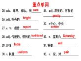 Unit 2 Colours and Clothes 复习课件2022-2023学年冀教版英语七年级上册
