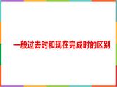一般过去时和现在完成时的区别课件PPT