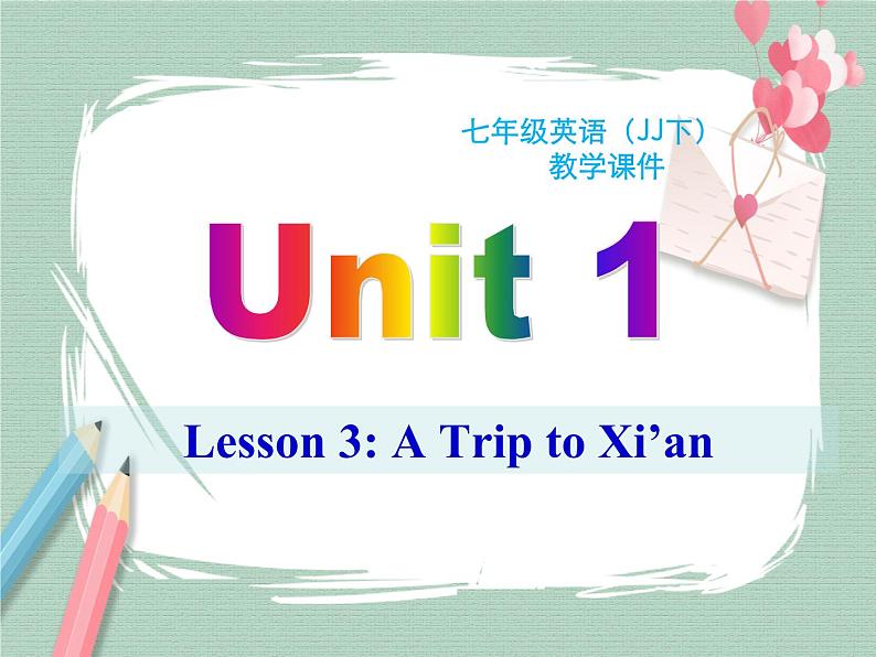 Unit 1  Lesson 3 课件01