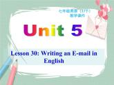 Unit 5 lesson 30课件