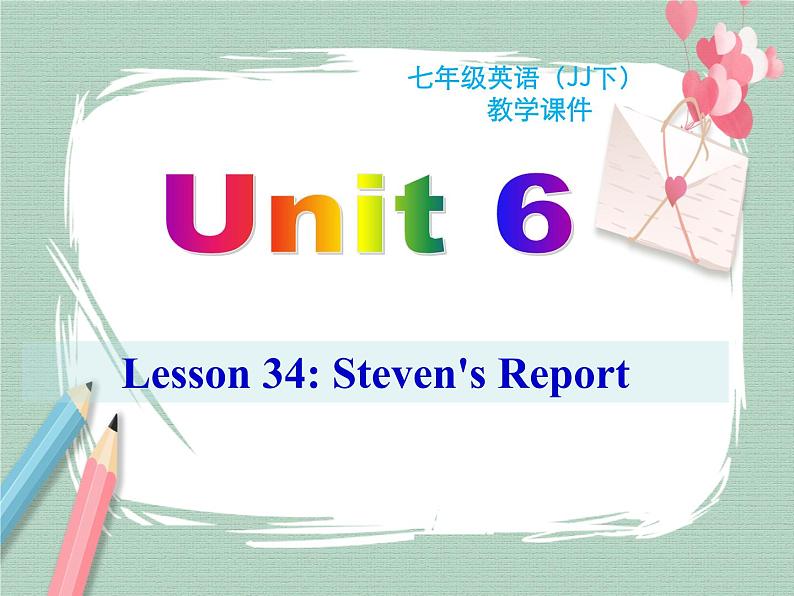 Unit 6 lesson 34课件01