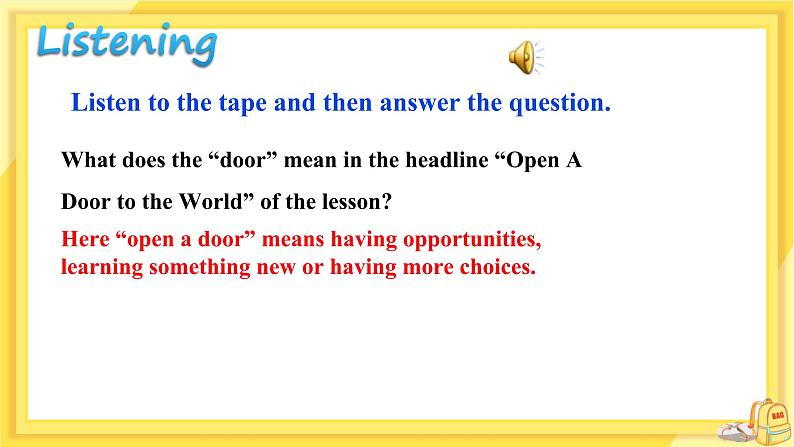 Lesson 29 A Door to the World（课件PPT+教案+练习）07