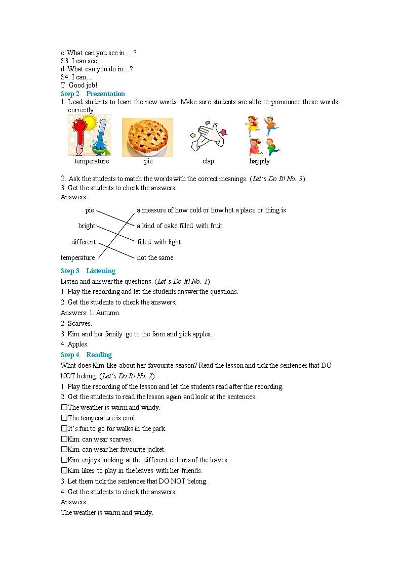 Lesson 33 Kim’s Favourite Season（课件PPT+教案+练习）02