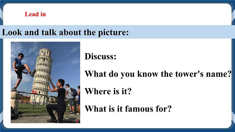 Unit 2 Travelling around the world Period 4 More practice & culture corner课件 +教案+导学案+同步练习03