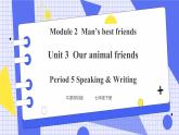 Unit 3 Our animal friends Period 5 Speaking & Writing课件+教案+导学案+素材+同步练习