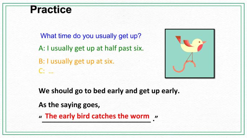 Unit 5 Our school life Topic 1 I usually come to school by subway Section B 课件+教案+练习+音视频06