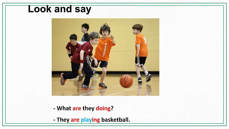 Unit 5 Topic 2 A few students are running around the playground. Section A 课件+教案+练习+音视频06