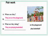 Unit 5 Topic 2 A few students are running around the playground. Section B 课件+教案+练习+音视频
