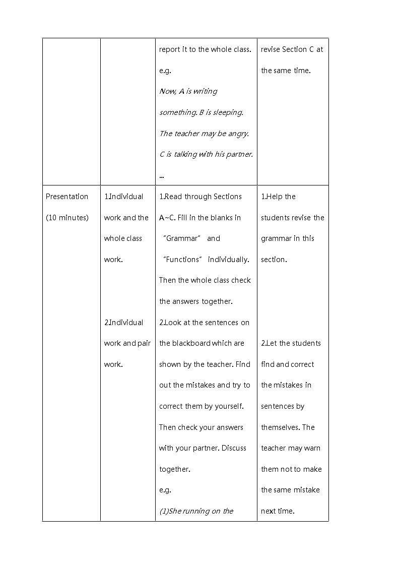 Unit 5 Topic 2 A few students are running around the playground. Section D 课件+教案+练习+音视频03