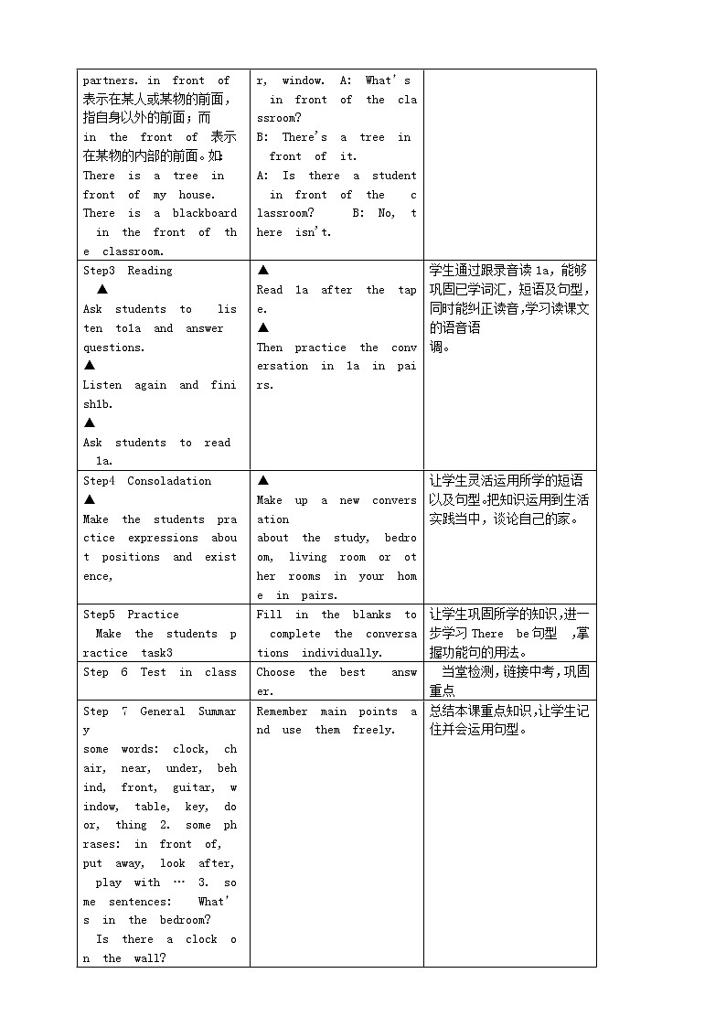 Unit 6 Topic 1 Topic 1 There is a study next to my bedroom. Section B课件+教案+音视频02