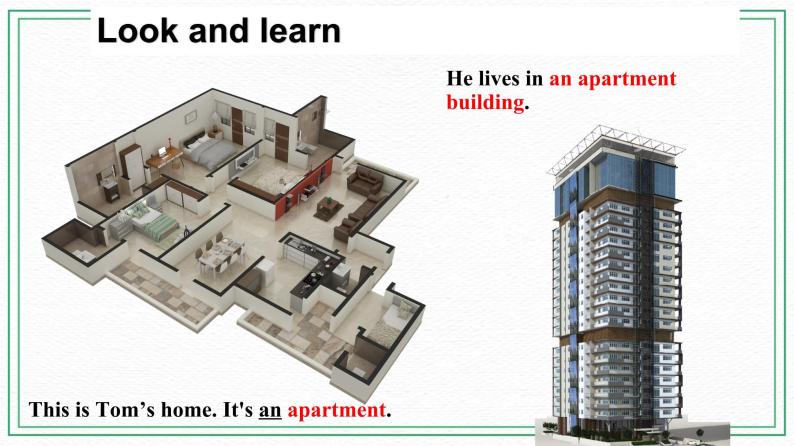 Unit 6 Topic 2 My home is in an apartment building.Section A课件+教案+音视频02