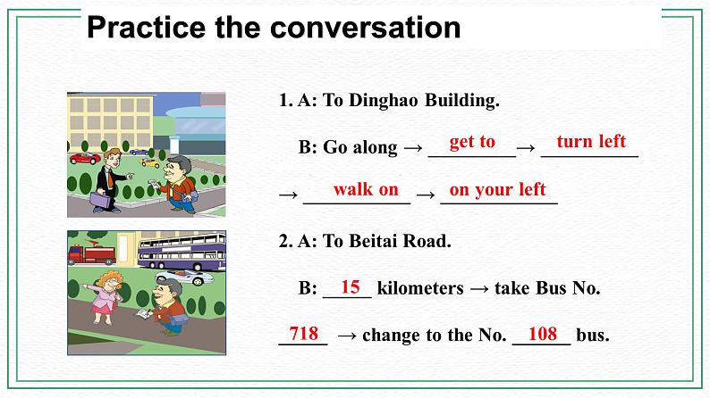 Unit 6 Topic 3 How can I get to the library_ Section B课件第7页