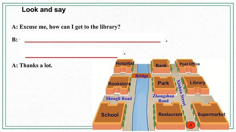 Unit 6 Topic 3 How can I get to the library_ Section D课件+教案+音频07