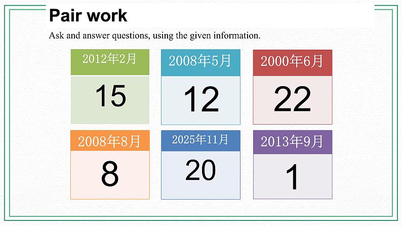 Unit 7 Topic 1 When is your birthday_ Section C 课件第2页