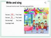 Unit 7 Topic 2 Can you sing an English song_ Section B课件+教案+音视频