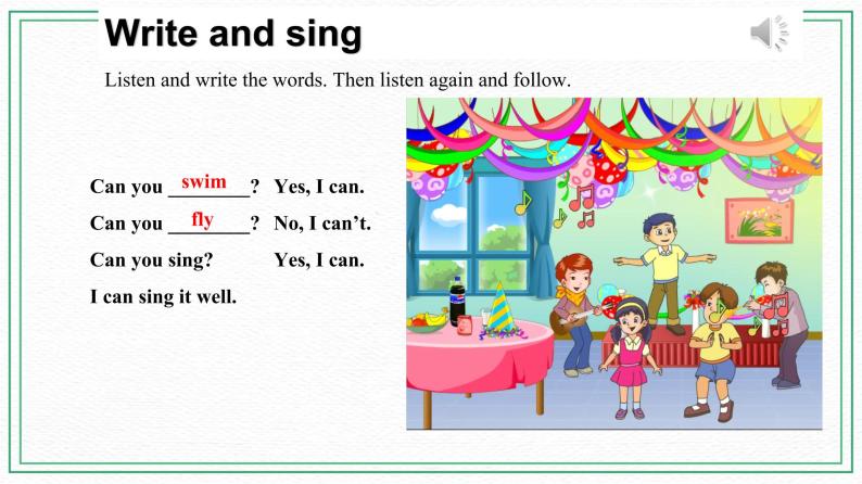 Unit 7 Topic 2 Can you sing an English song_ Section B课件+教案+音视频02