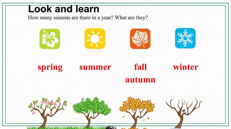 Unit 8 Topic 1 What 's the weather like in summer_ Section A课件第4页