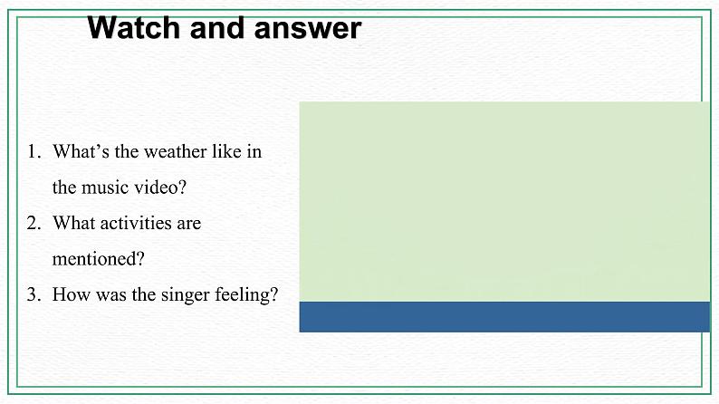 Unit 8 Topic 1 What's the weather like in summer_ Section D课件+教案+音视频03