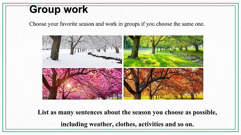 Unit 8 Topic 1 What's the weather like in summer_ Section D课件+教案+音视频07