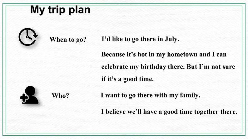 Unit 8 Topic 2 The summer holidays are coming. Section B课件+教案+音视频06