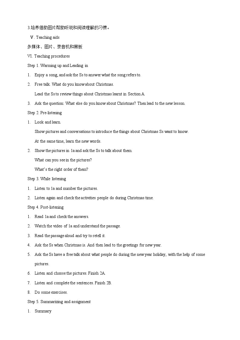 Unit 8 Topic 3 Let's celebrate! Section B课件+教案+音视频02