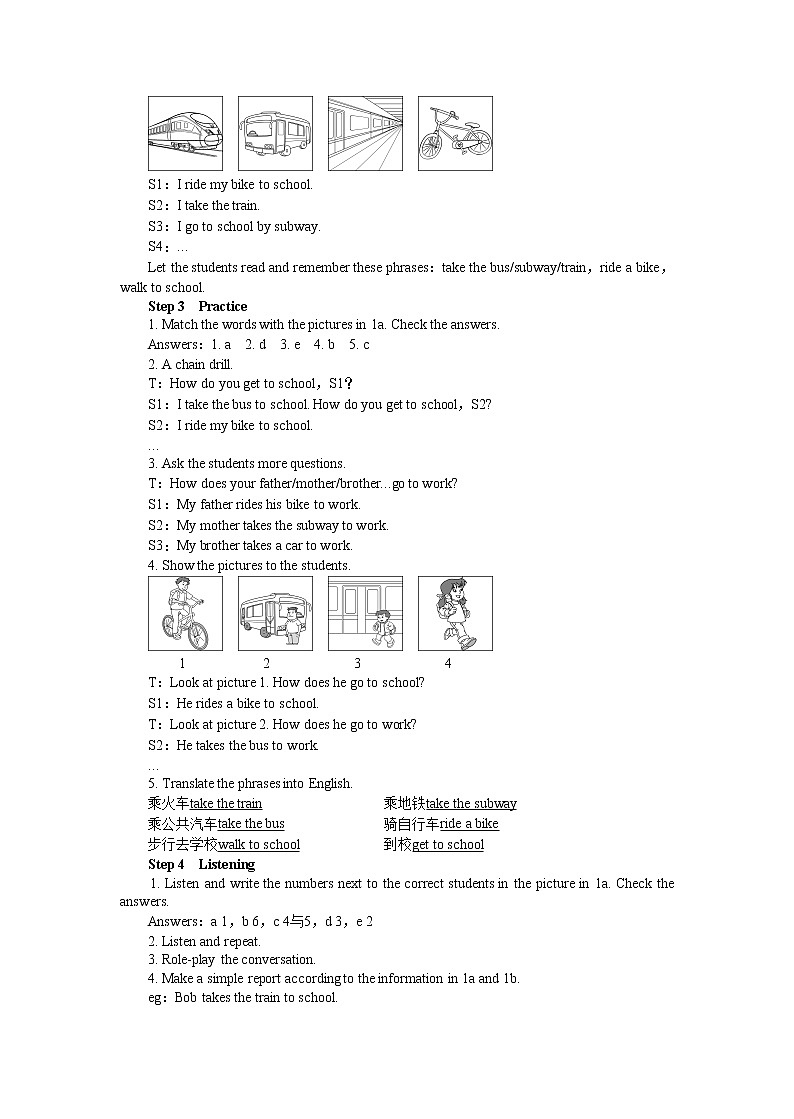 UNIT 3 Section A 1a-2e（课件PPT）（送教案）02