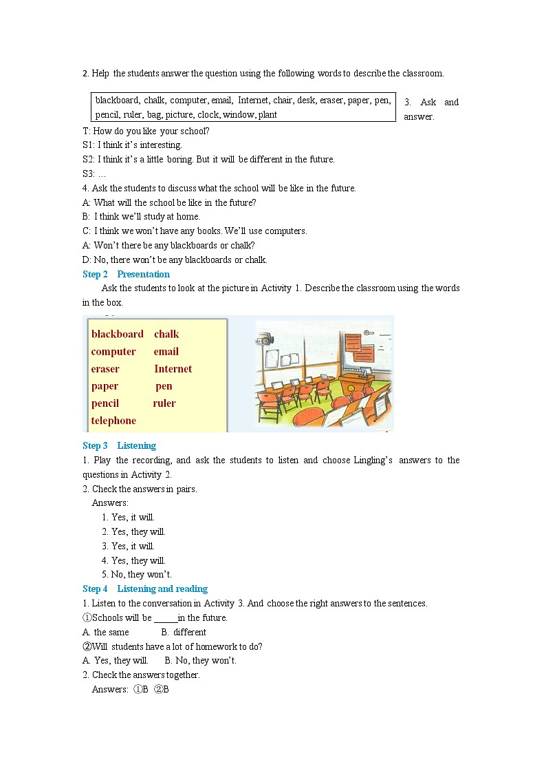 Module 4 Unit 1 Everyone will study at home（课件PPT+教案+练习）02